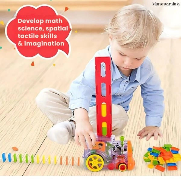 BlockChase™ – Race, Set, Domino | Instant Chain Reactions | Perfect for Little Hands