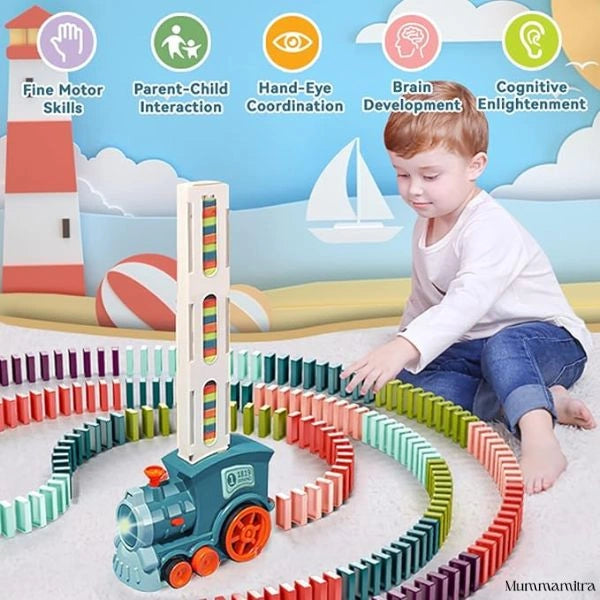 BlockChase™ – Race, Set, Domino | Instant Chain Reactions | Perfect for Little Hands