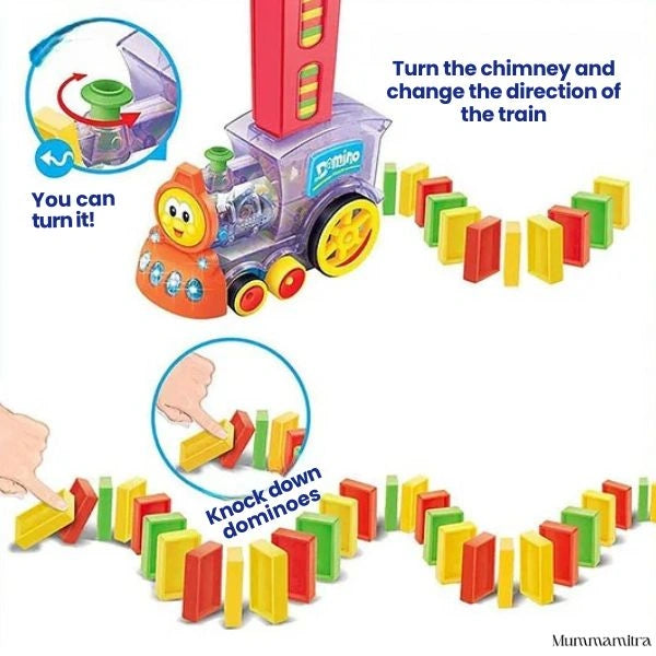 BlockChase™ – Race, Set, Domino | Instant Chain Reactions | Perfect for Little Hands