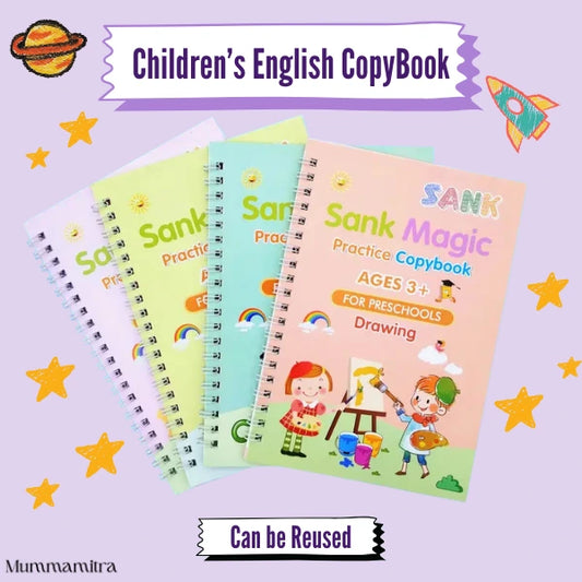 SmartScribe™- The Ultimate Self-Erasing Handwriting Practice Book!