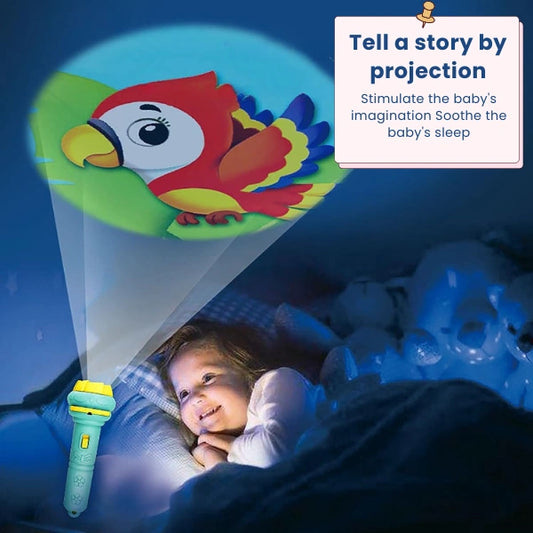 DreamTorch™ – Light Up Tales | Magical Projection | Nighttime Comfort & Sweet Dreams