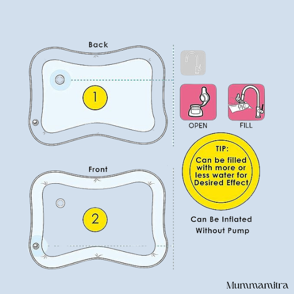 AquaAdventure Playmat™ - Interactive Water Play for Sensory Stimulation and Fun Tummy Time