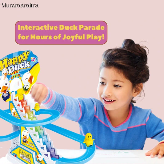 QuackTrack™ -Climbing Duck Parade Interactive Music & Lights